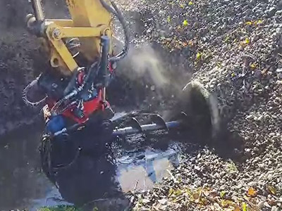 Culvert Cleaner - Excavator