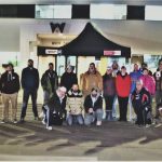 Western States Meridian's first Jeep rally supporting Toys for Tots. Attendees braved the cold to display their festive vehicles and donate 50+ toys and $120.