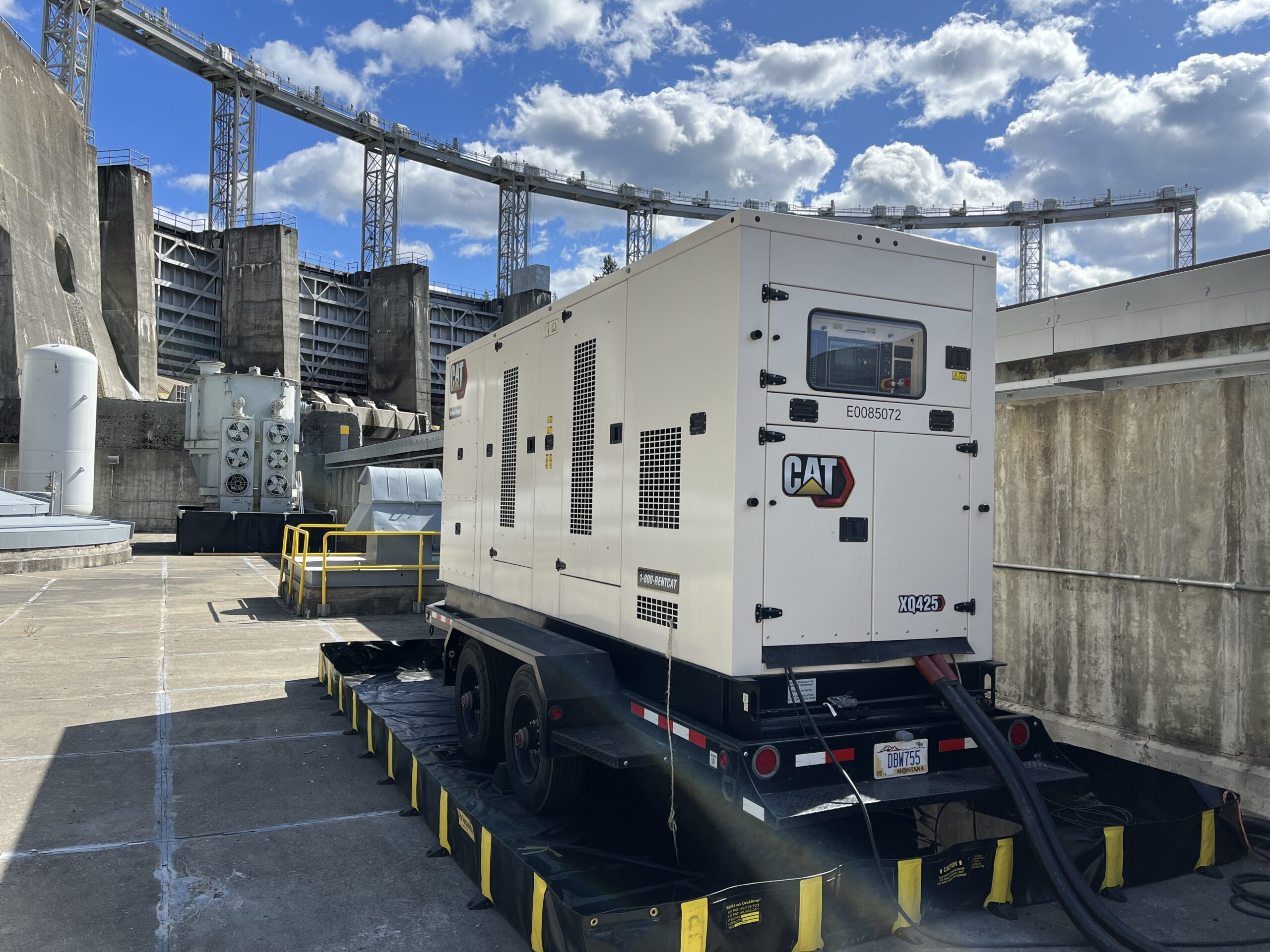 Cat Power Systems generator at Gorge Dam power facility backup
